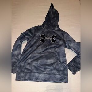 Under Armour Hooded Sweatshirt Gray Size Medium Youth